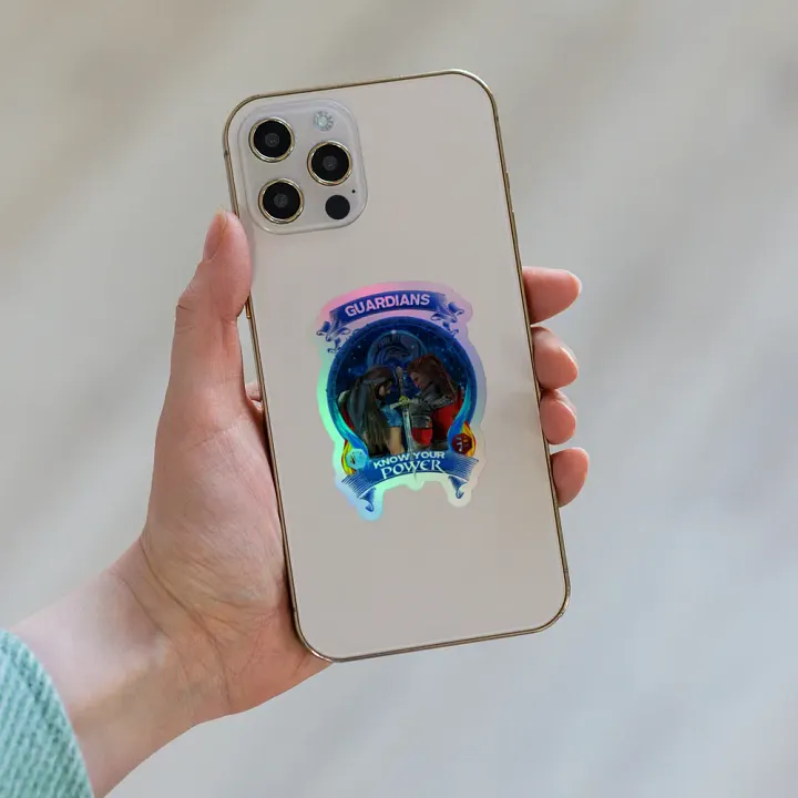 Guardians KNOW YOUR POWER Holographic Kiss-Cut Sticker product image (1)