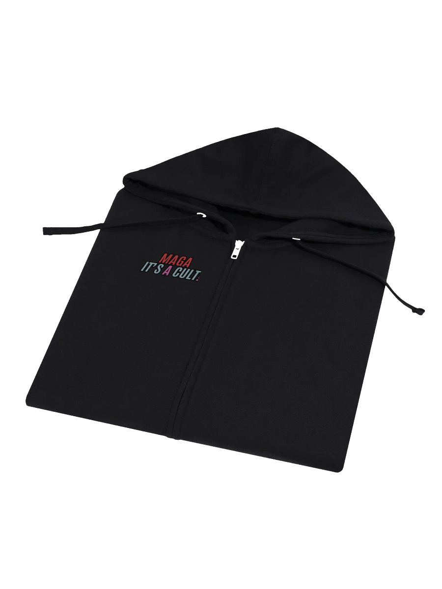 Vintage Detective Zip-Up Aniti MAGA Hoodie product image (13)