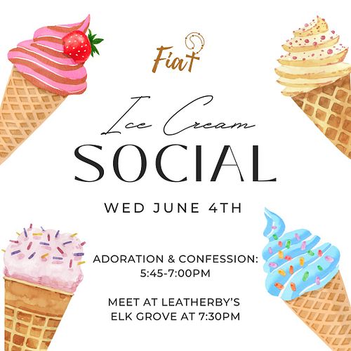 Cool off with us this week at Leatherby’s! Meet there at 7:30PM 🍨