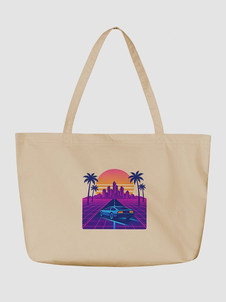 Neon Sunset Drive Eco Tote product image (3)