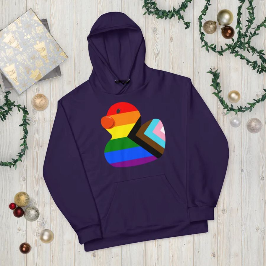 Purple Pride Duck Hoodie product image (10)