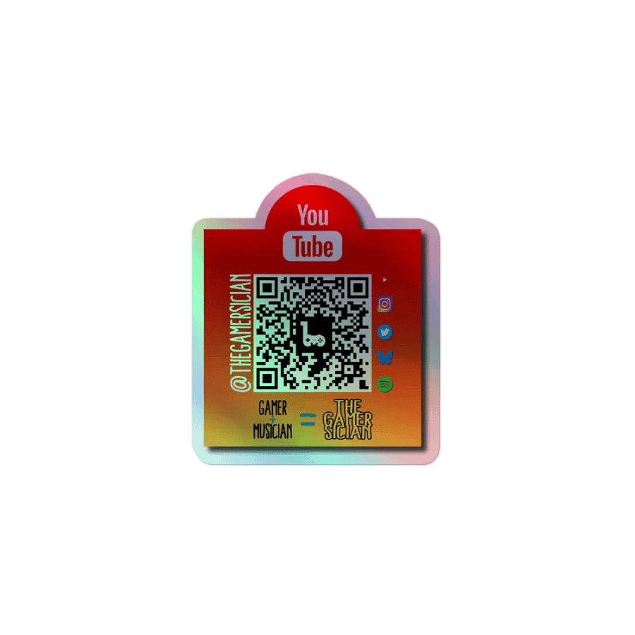 Support the 'sician Holographic Sticker product image (1)