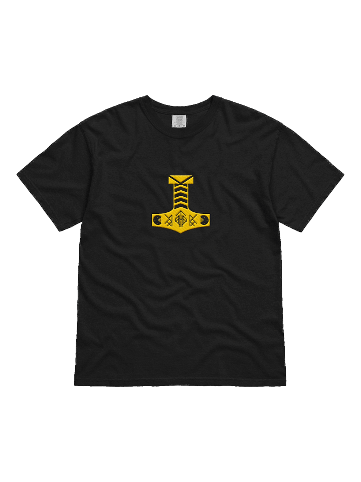 Mjölner with Bindrunes - Big Print T-shirt product image (31)
