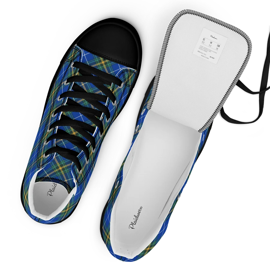 Nova Scotia Tartan Men's High Top Shoes product image (17)