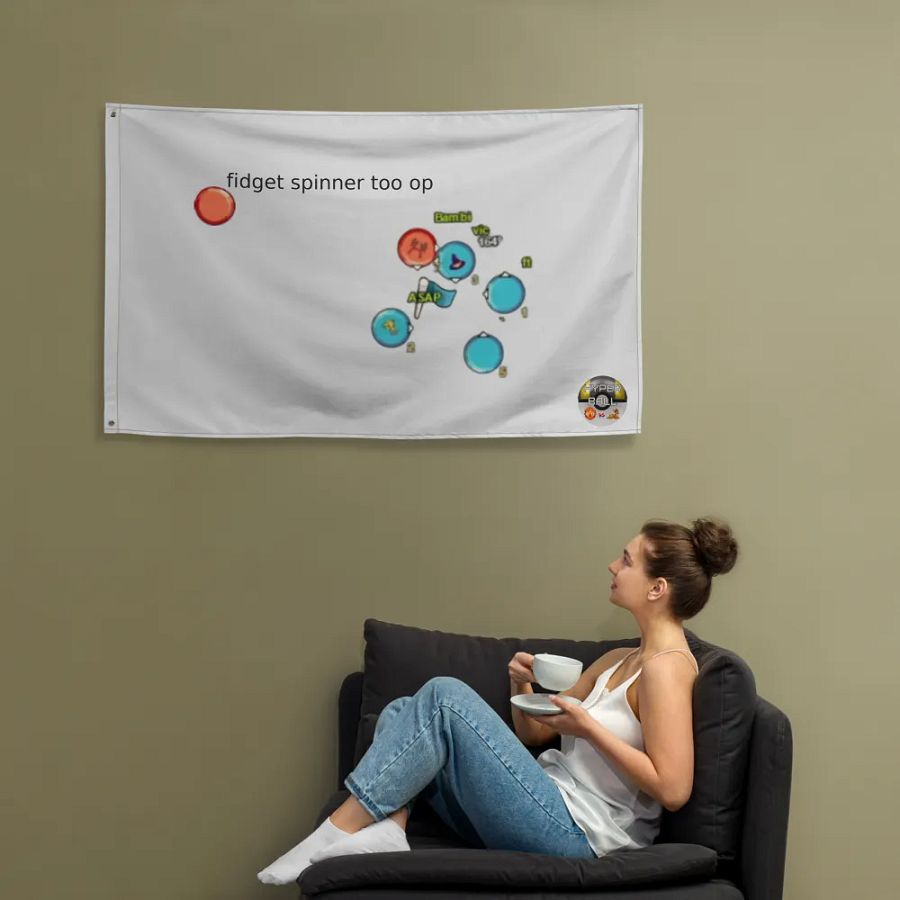 Fidget Spinner Too Op Hyperball Flag product image (12)