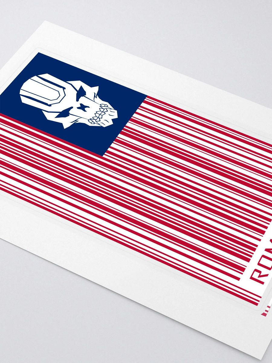 American Flag ROM33ROR Barcode Sticker product image (2)
