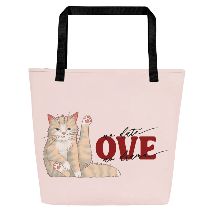 Cat Date Night - Tote Bag with Pocket product image (1)