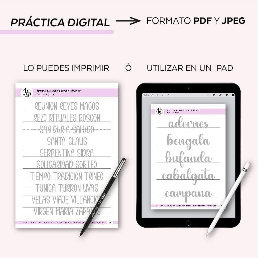Set de 150 Palabras sobre Navidad - 4 Estilos de Letras product image (3)