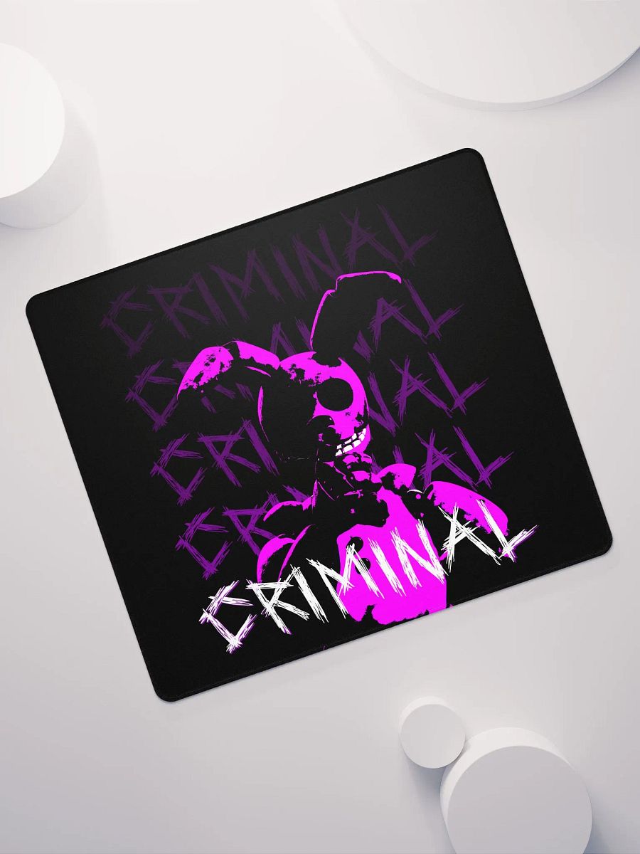 CRIMINAL - PREMIUM Gaming Mousepad (Black) product image (7)
