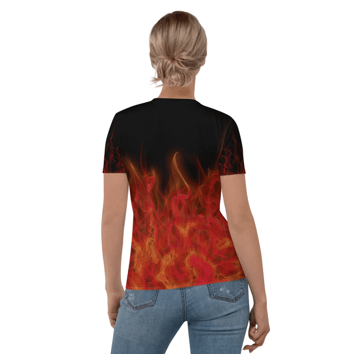 Fire and Flames and BASS Fitted T-Shirt product image (2)