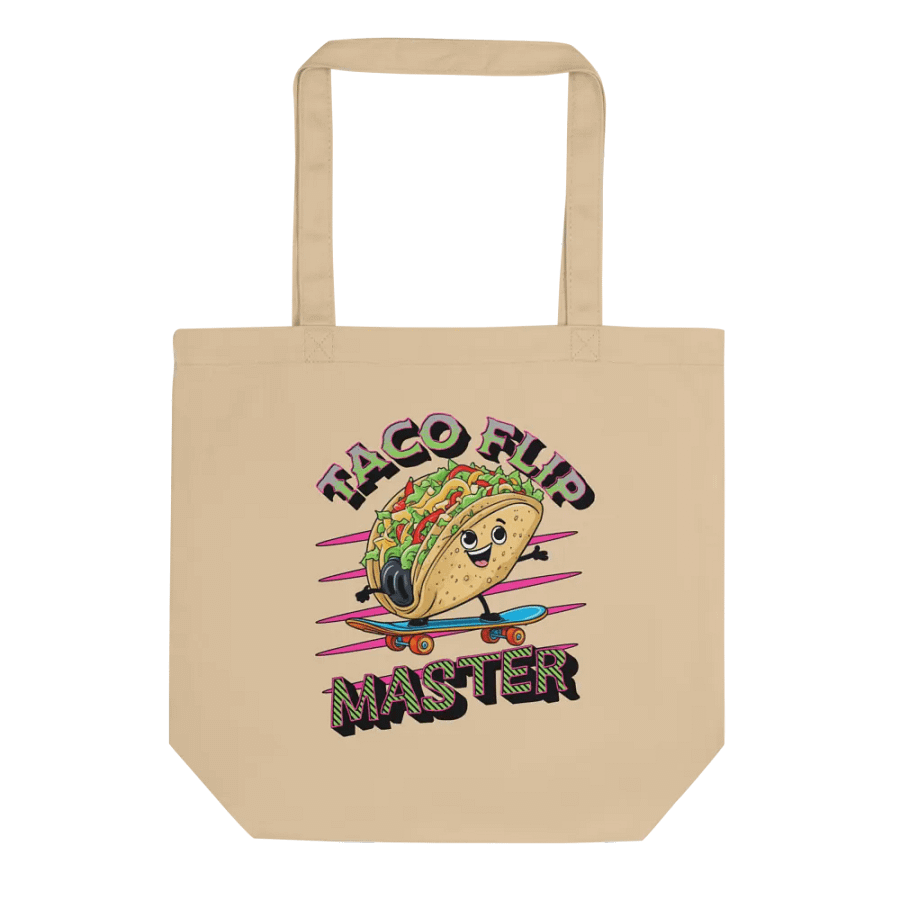 Taco Flip Master Eco Tote Bag product image (1)