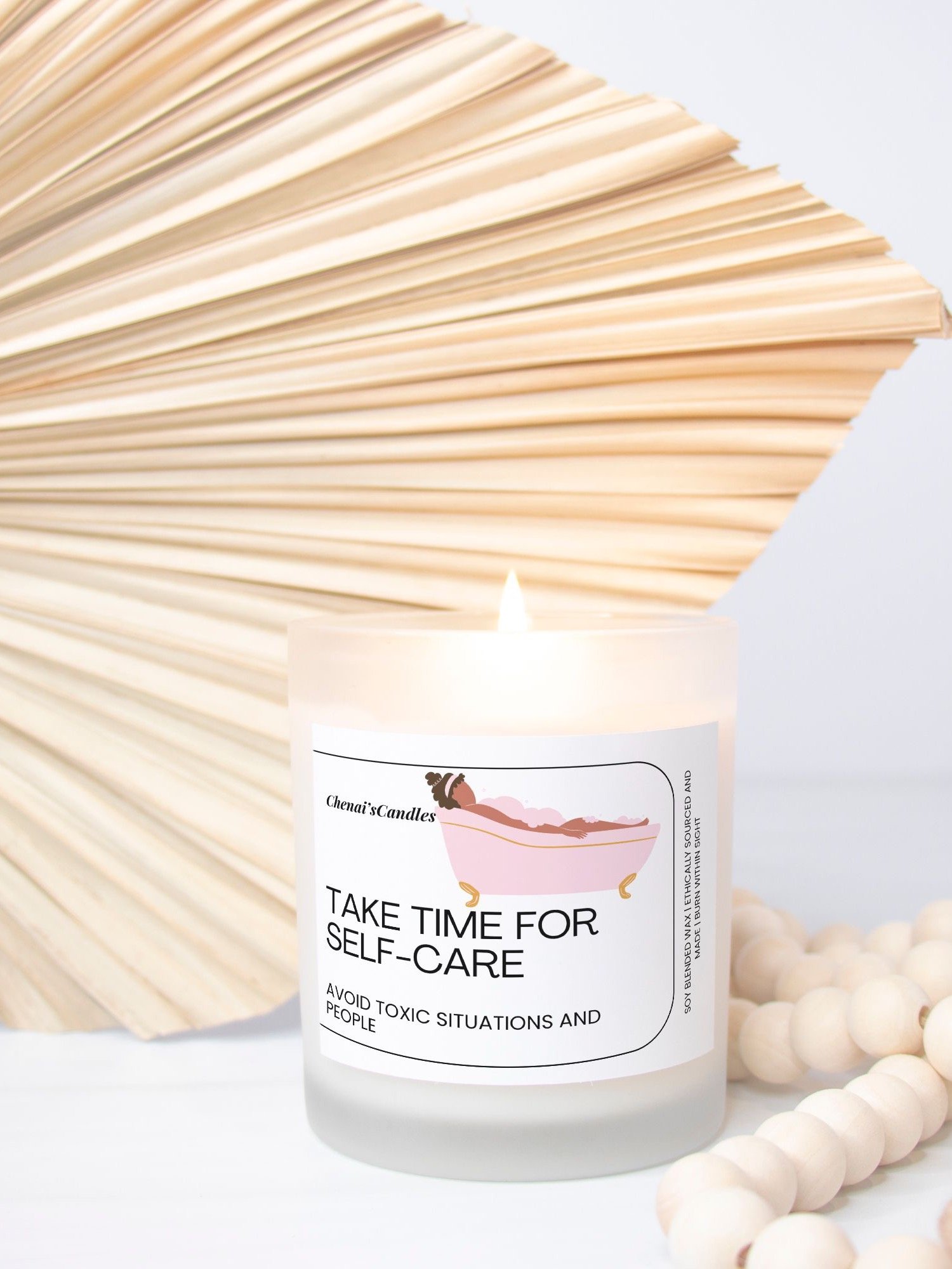 Self-Care Frosted Candle product image (4)