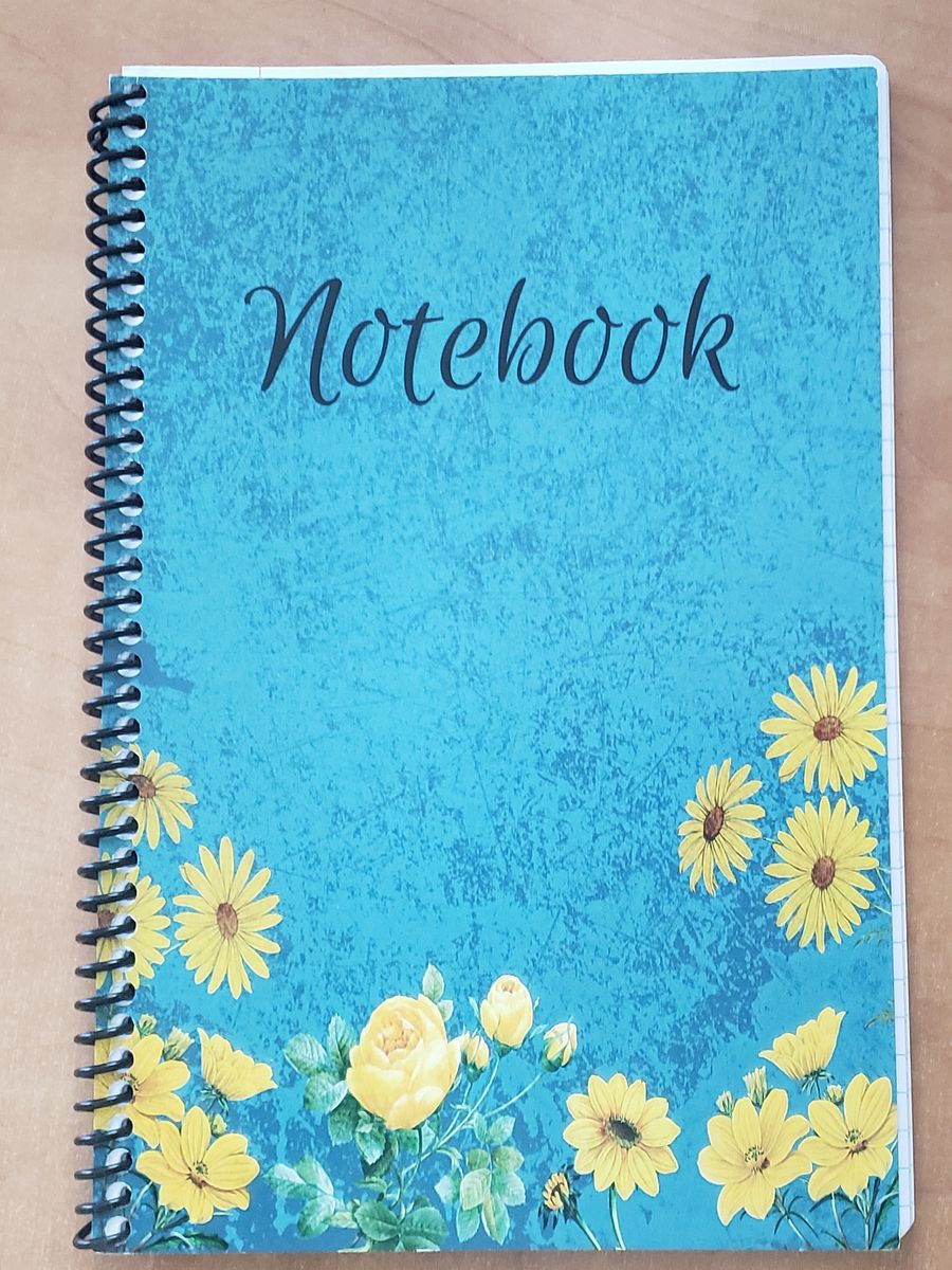 Handmade Sunflower Coil Notebook product image (1)