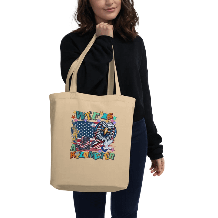 WTF Is A Kilometer Patriotic Tote: product image (2)