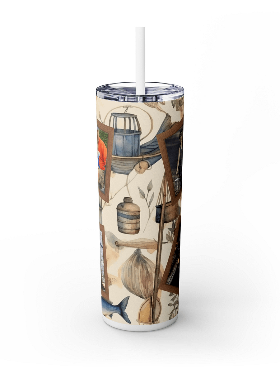 Dad's Fishing Buddy Skinny Tumbler Wrap product image (4)