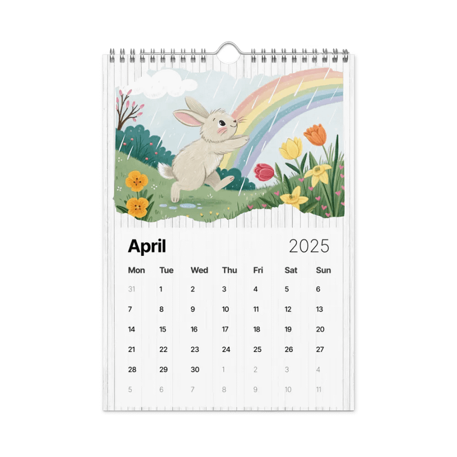 ADORABLE ANIMALS WALL CALENDAR 2025 product image (1)