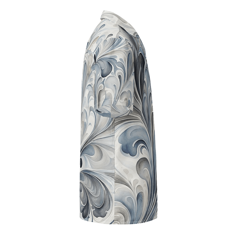 Gray Fractals Hawaiian Shirt product image (4)