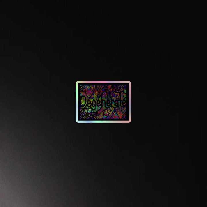 Degenerate Dreams Holographic Sticker Sheet product image (4)