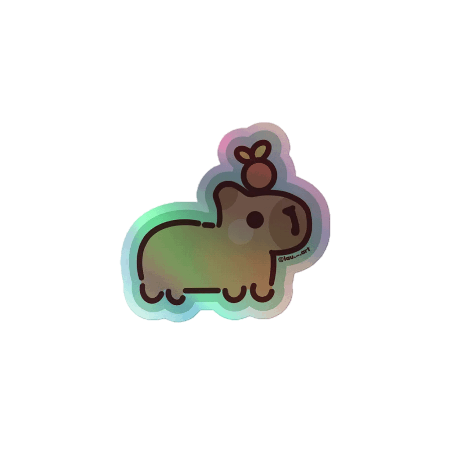 Capybara - Holographic Sticker product image (1)
