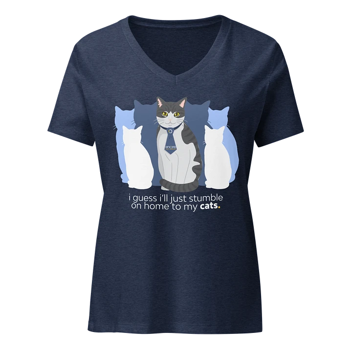 Encore Stumble Home to My Cats Women's Bella+Canvas T-Shirt product image (1)