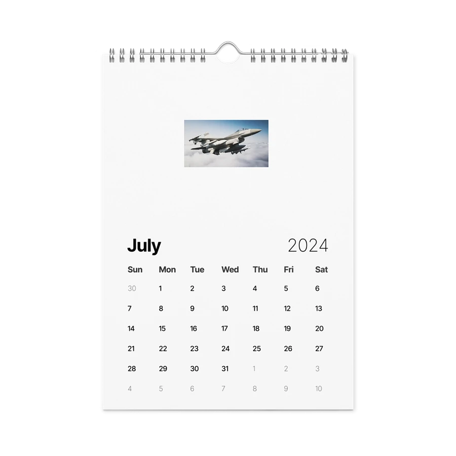 F-16: 2024 Wall Calendar product image (12)