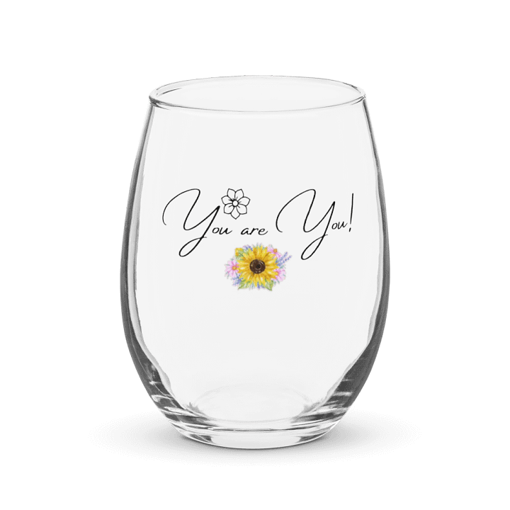 You are You! Stemless Wine Glass product image (1)