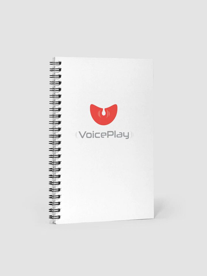 VoicePlay Logo Spiral Notebook product image (1)