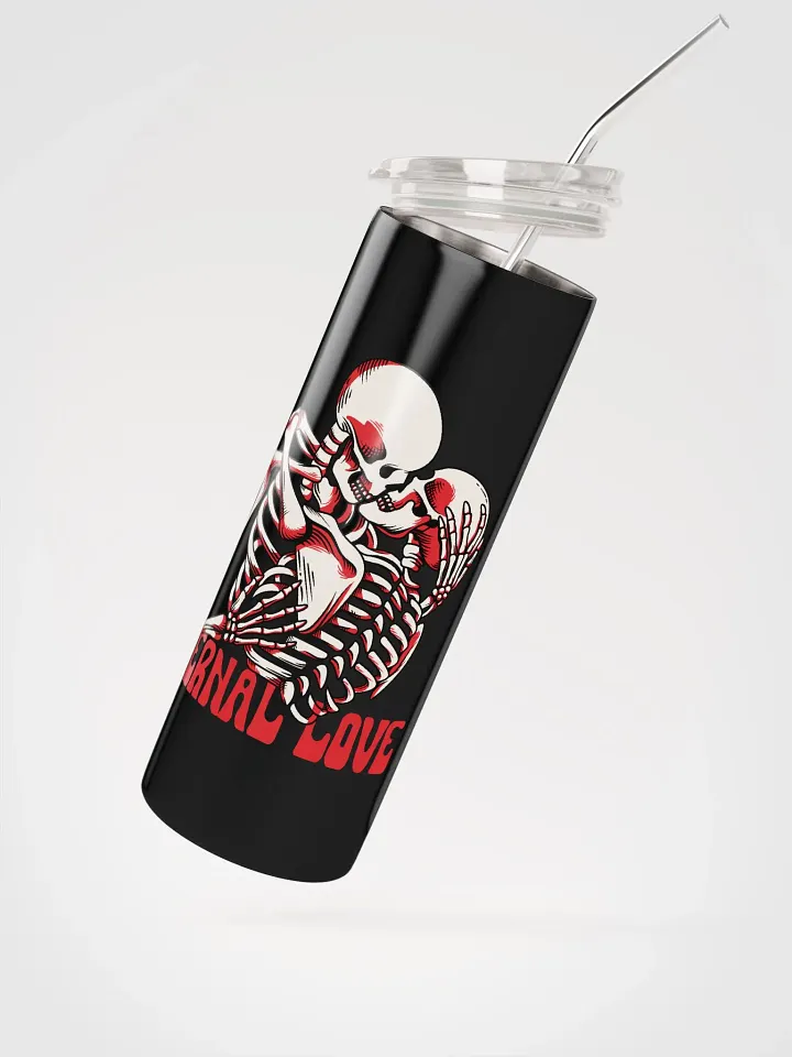 Gothic Valentine's Stainless Steel Tumbler: Eternal Love product image (2)