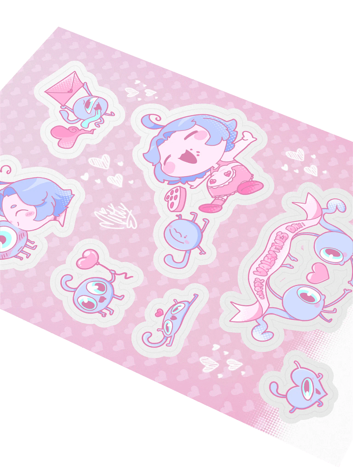 Valentines Day 2025 Special! Set #2 - Sticker Sheet product image (2)