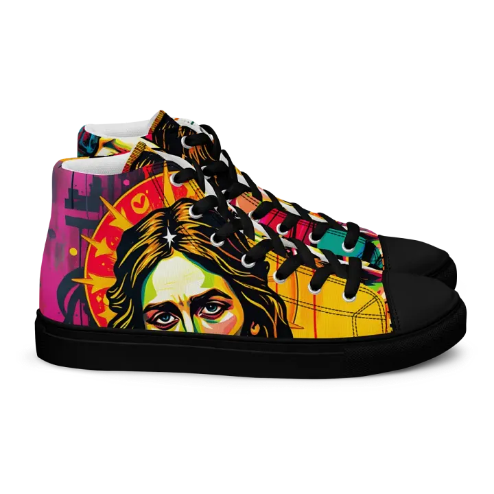 Divine pop art, Thumbs-Up Men's High Tops product image (2)