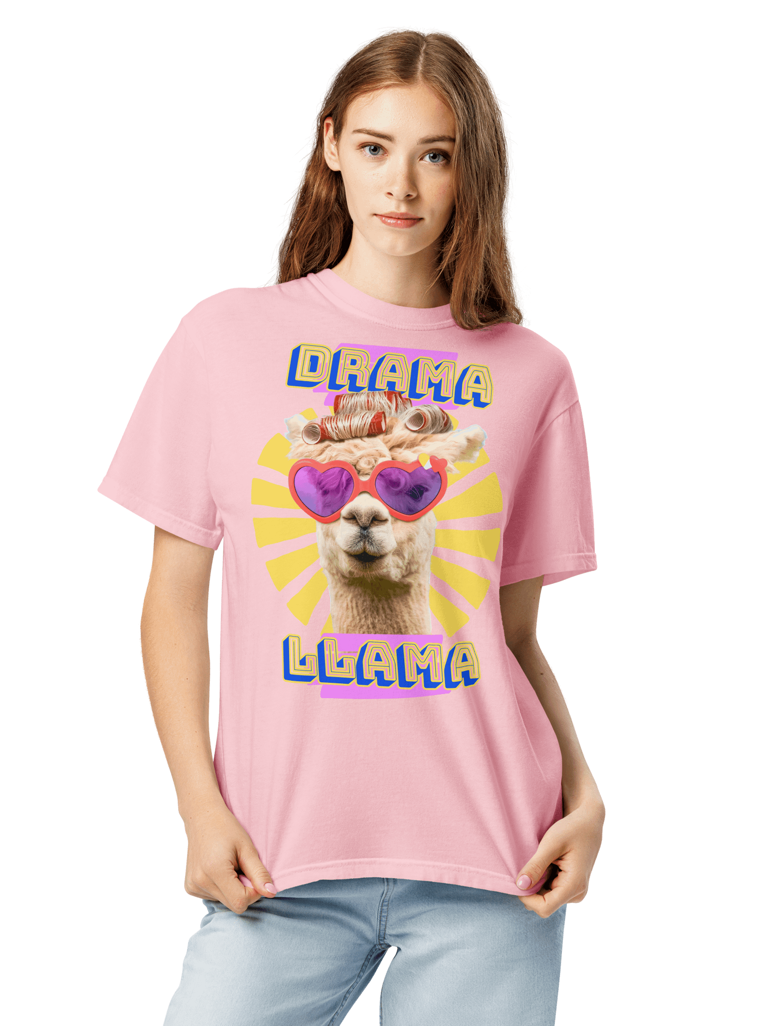 Drama Llama Sunshine and Rollers T-Shirt product image (25)