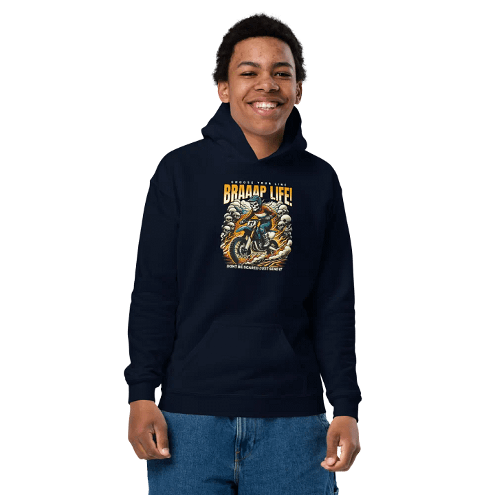 BRAAAP LIFE Skeleton Youth Hoodie product image (5)