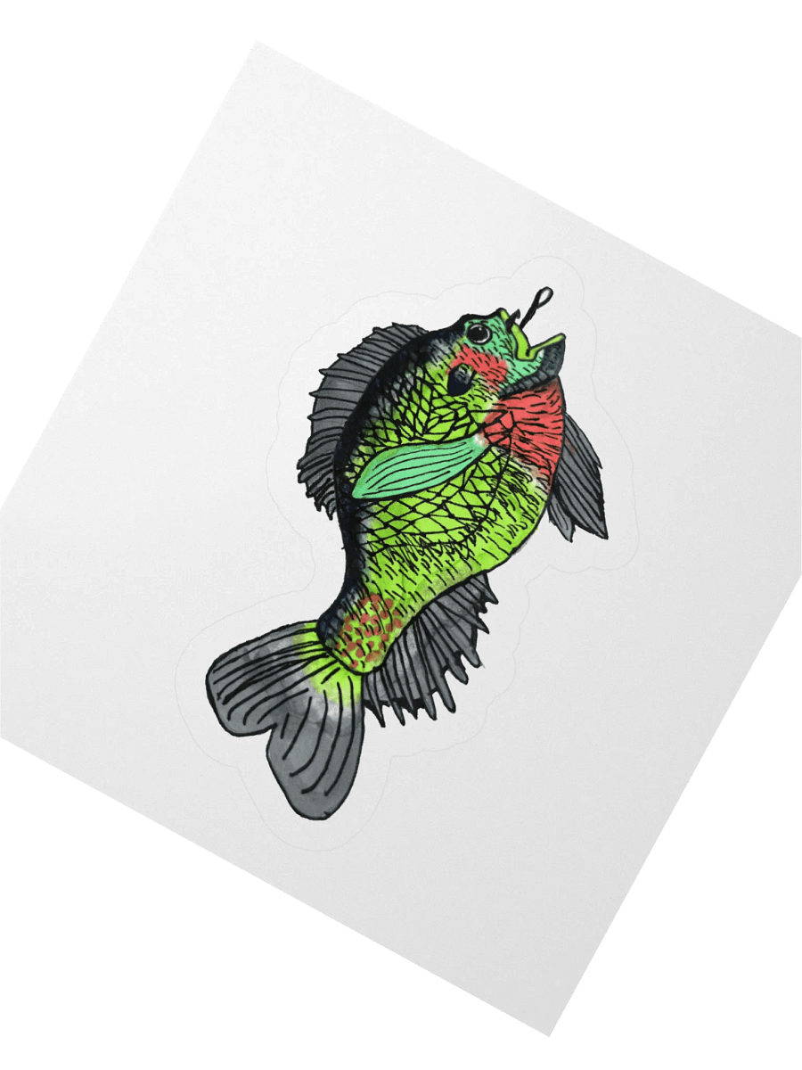 Ollie's Vibrant Pond Fish Stickers product image (6)