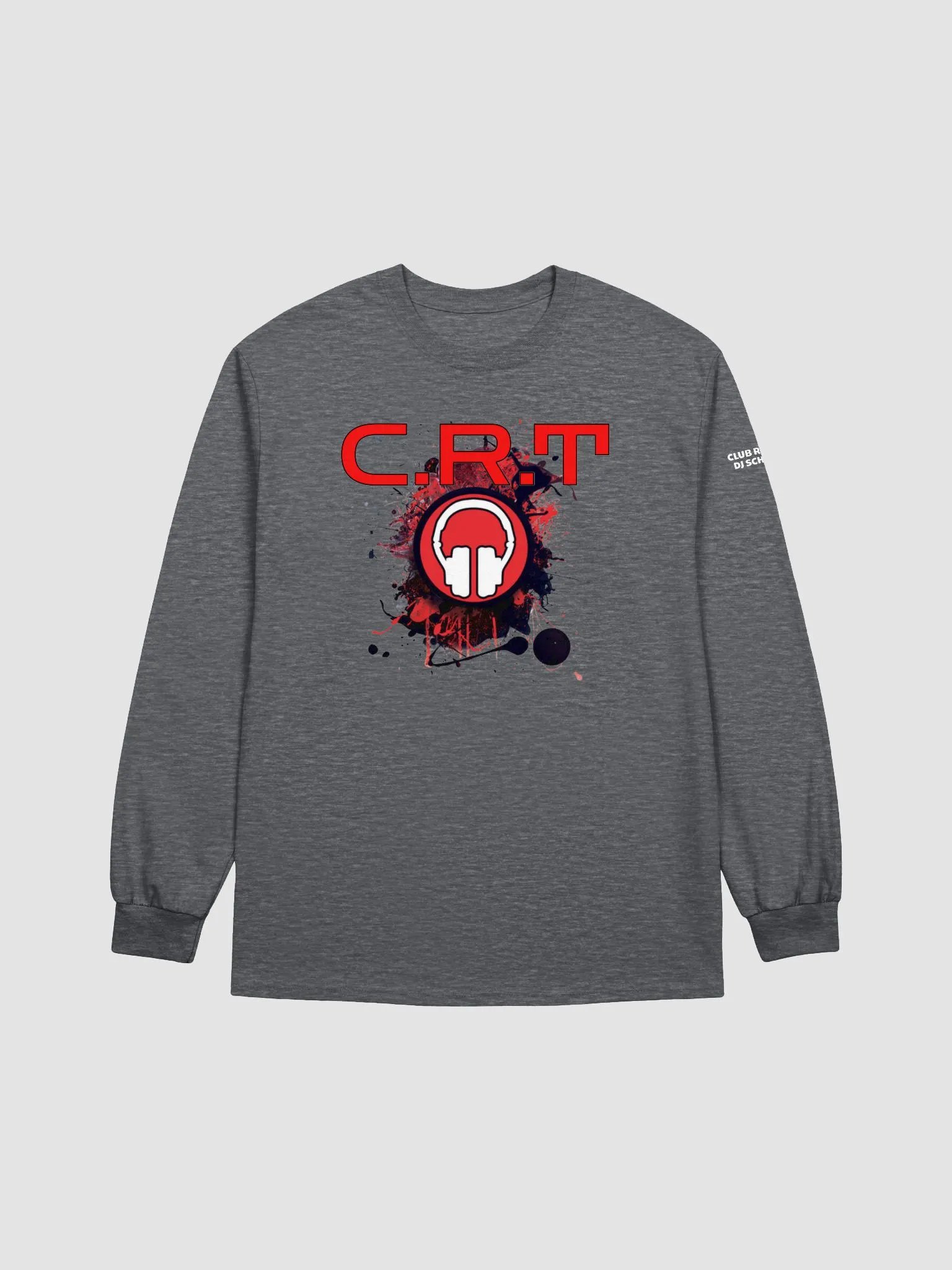 CRT Paint Splatter Gildan Ultra Cotton Long Sleeve T-Shirt product image (1)