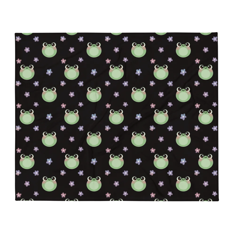 Froggy Throw Blanket product image (2)