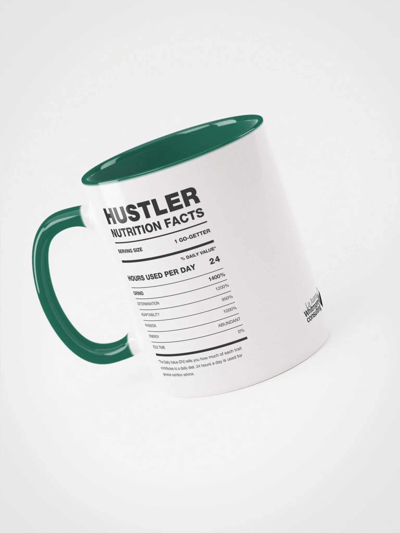HUSTLER Nutrition Facts Ceramic Mug product image (4)