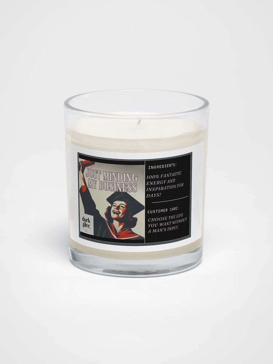 Empowerment Soy Wax Candle: Just Minding My Business product image (1)