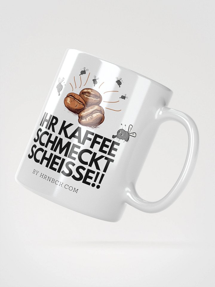 HRNBCK MUG - Scheiss Kaffee White Edition product image (6)