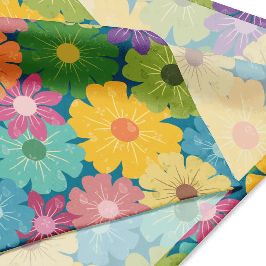Vibrant Daisy Floral Prints Bandana product image (1)