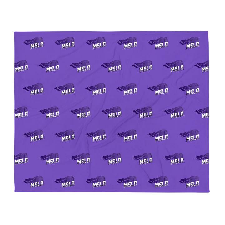 MSLA Purple Throw Blanket product image (2)