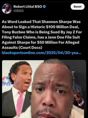 Don’t go to Tony Buzbed if you actually been done wrong. This latest lawsuit against Shannon Sharpe is absurd. 