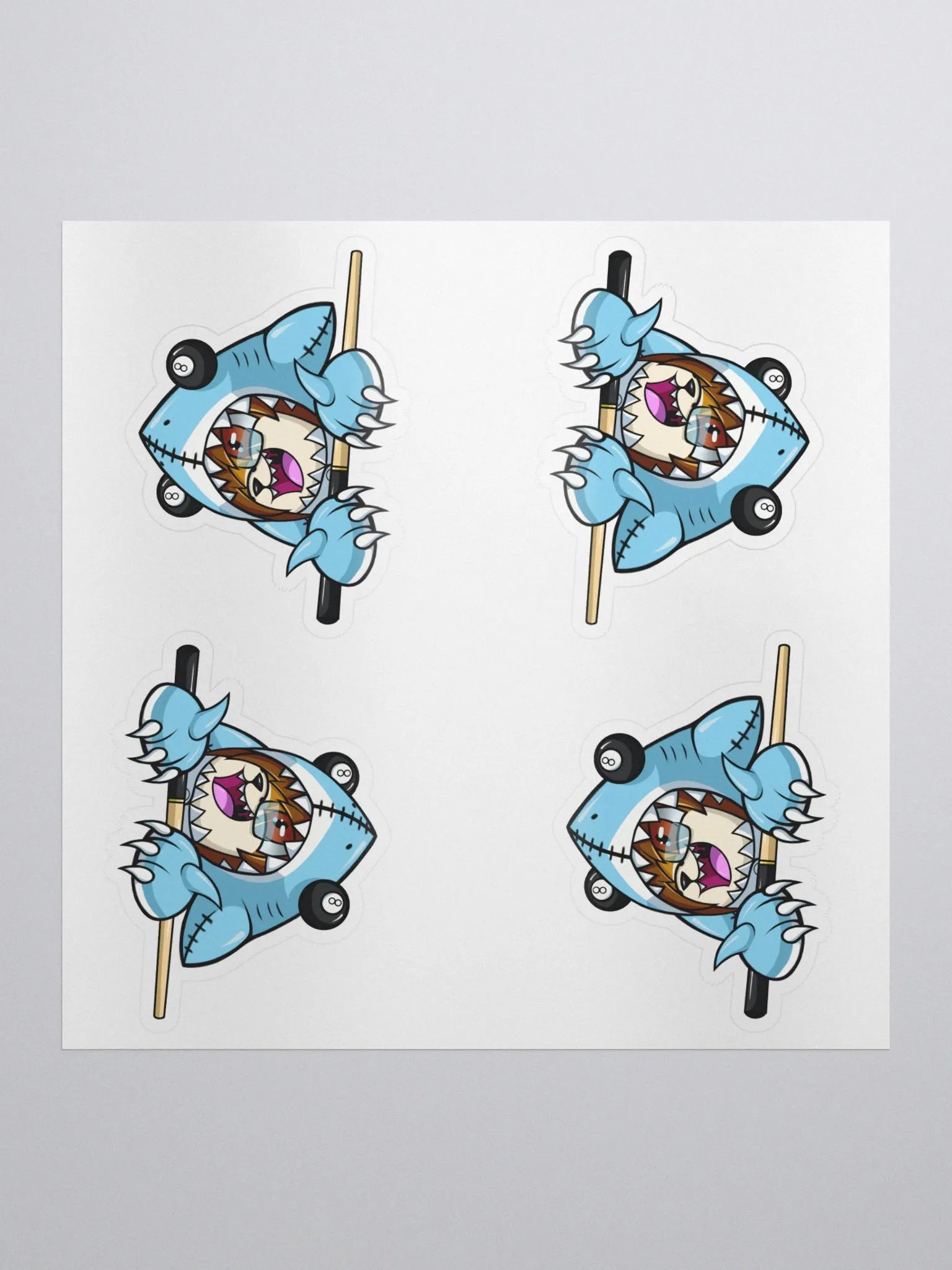 Orend Pool Shark Sticker (Small) product image (1)