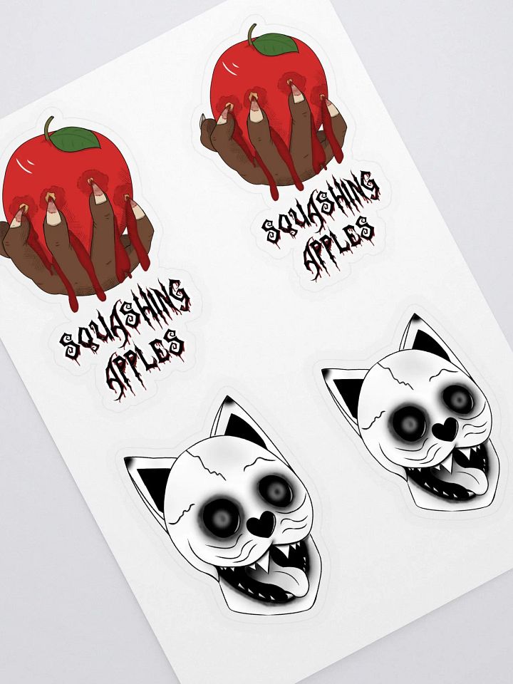Miskits and Squashing Apples Collab Sticker Sheet product image (2)