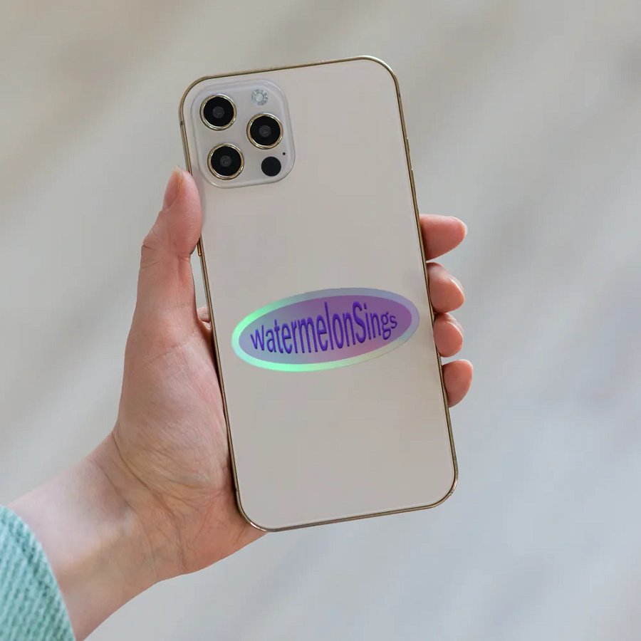 WatermelonSings Holographic Logo product image (8)
