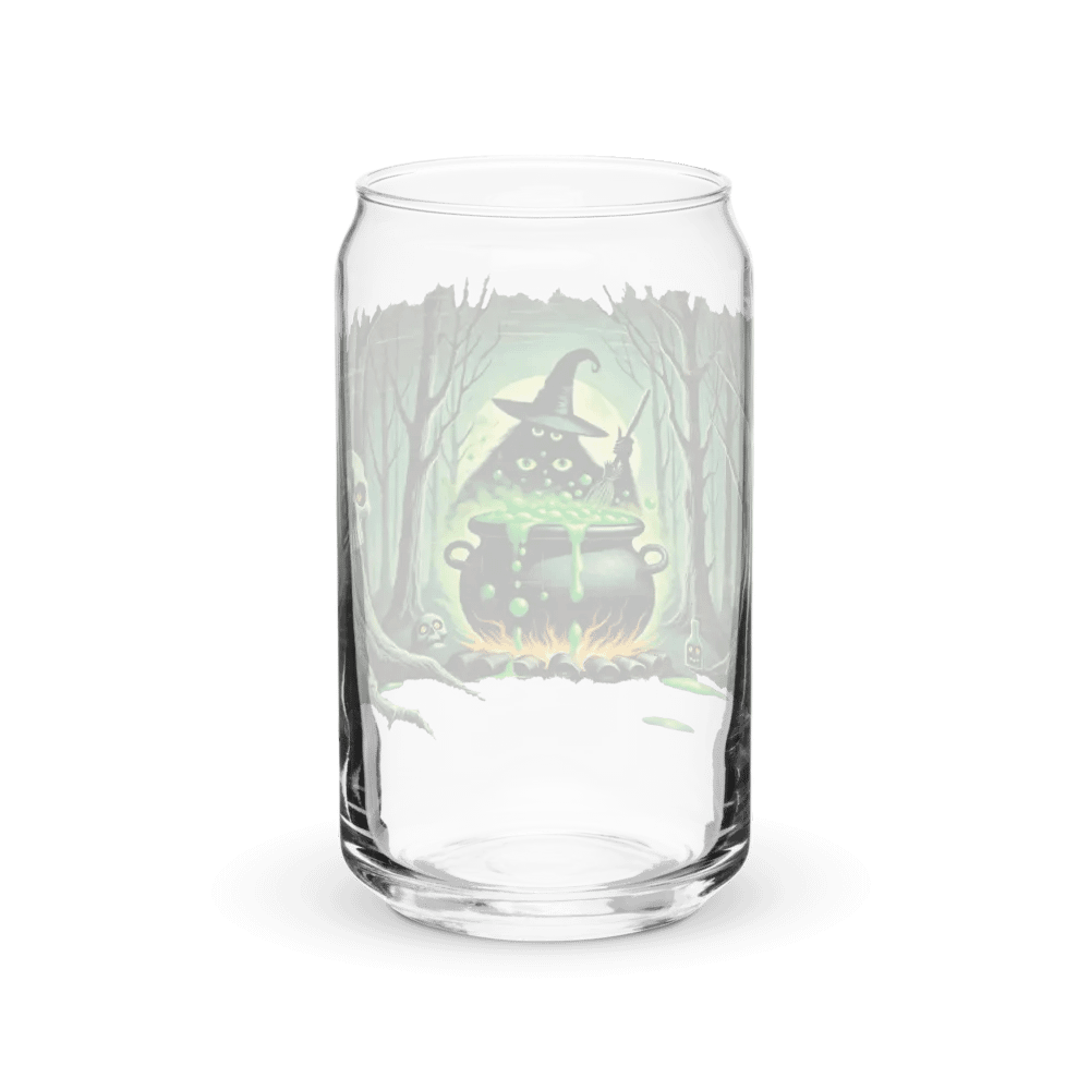 Cauldron Monster Halloween Brew Glass (Distressed Look) product image (8)