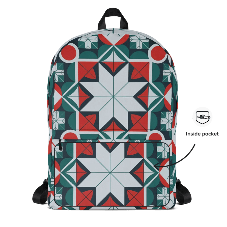 Kaleidoscope patterned All-Over Backpack product image (8)