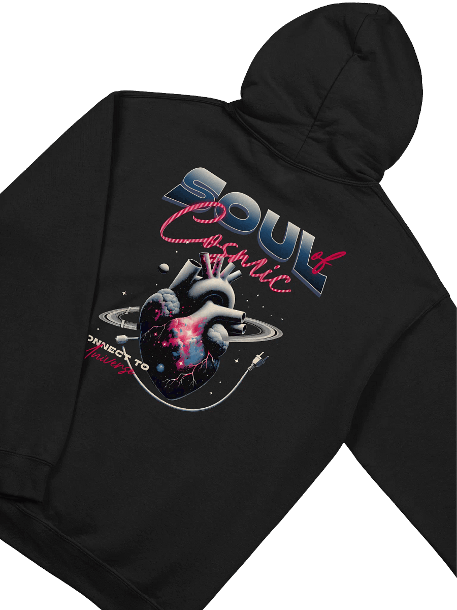 Staggered Silver Letters Classic Hoodie product image (4)
