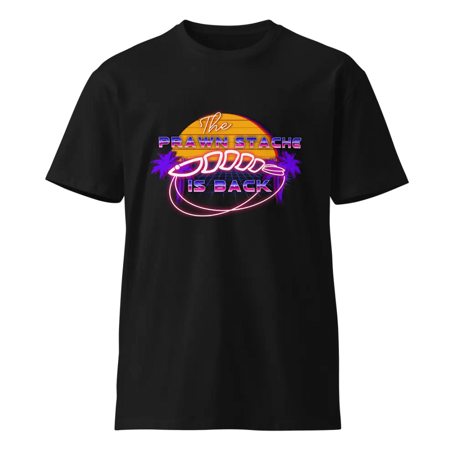 Prawn Stache T-Shirt product image (1)