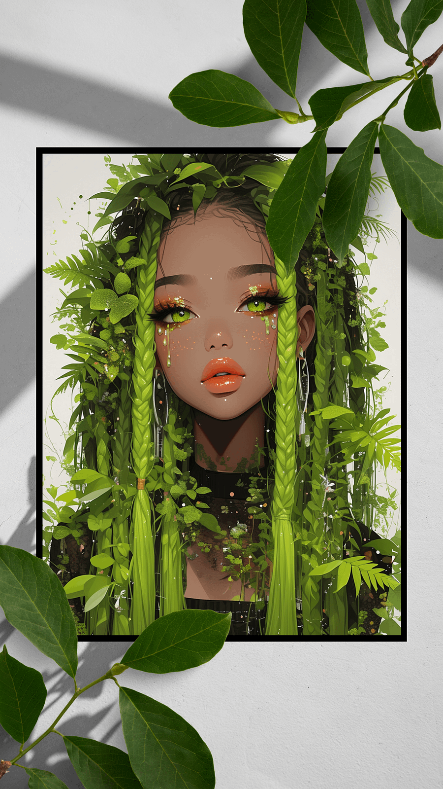Leafy Bliss on Matte Paper Poster product image (1)