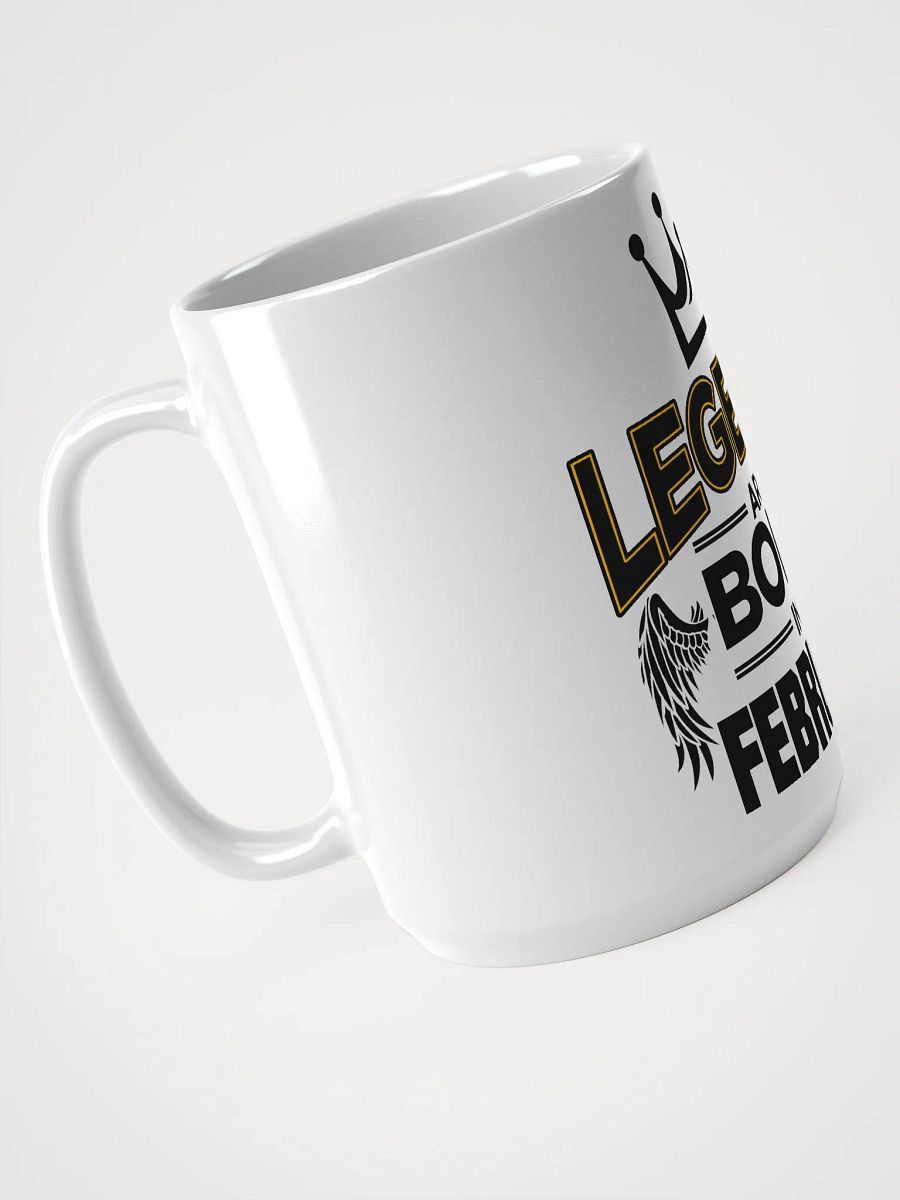 Legends are born in January White Glossy Mug product image (2)